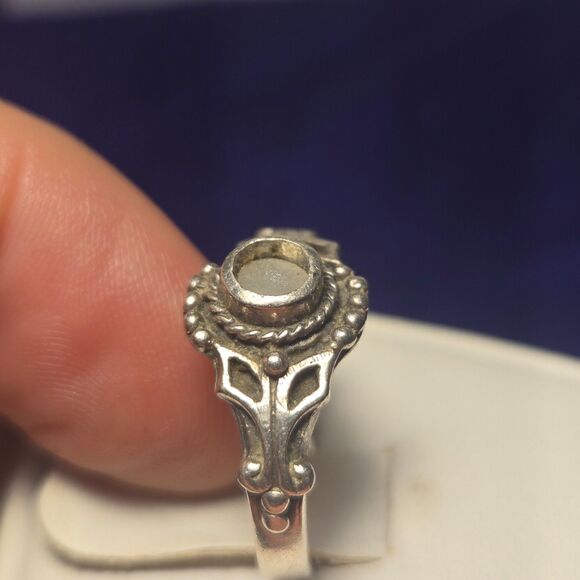 Vintage Sterling Silver 925 Ring Sz 6.5 - Picture 3 of 7